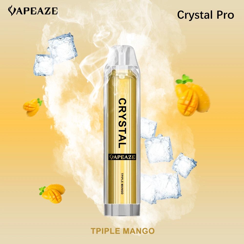 2023 Vapeaze Ske Vape 600puffs Crystal PRO Max 4000puffs 5000puffs Hot Selling in UK Electronic Cigarette Wholesale Disposable Vape Mesh Coil Sky Crystal Vape