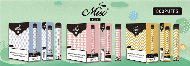 New Arrive Miso King 3500puffs Disposable Vape Vs Air Bar Lux Max Unik Plus