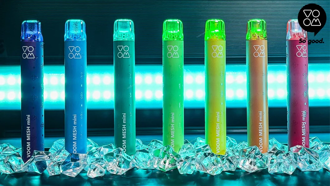 Voom Mesh Mini High Quality E Cig Shenzhen Wholesale Colorful Disposable Electronic Cigarette 500mAh Battery Tpd 800 Puffs Vape