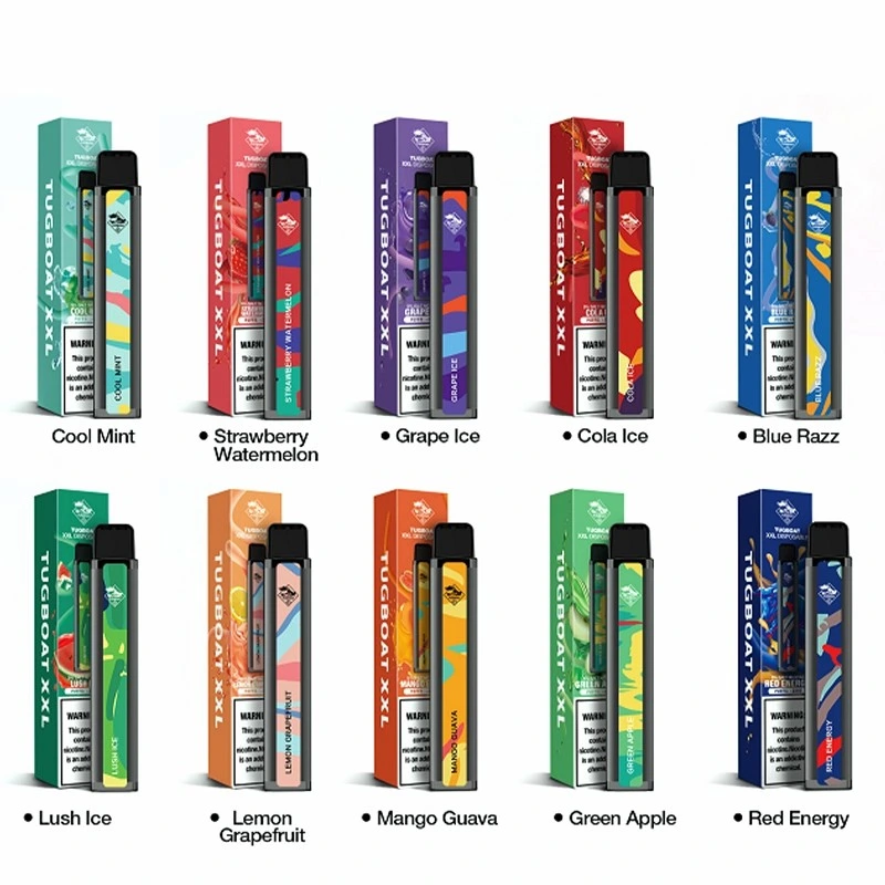 OEM Tugboat XXL 2500puffs Vape Pod 1000mAh 6.5ml 10 Flavor Vape Disposable Vape