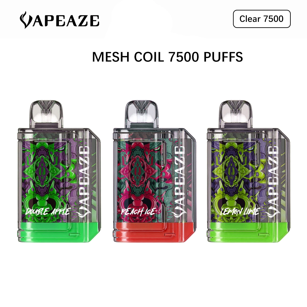 2023 Popular in USA UK Wholesale Electronic Cigarette Clear 5000 7500 8000 9000puffs Lost Vape Orion Bar 7500 Disposable Vape