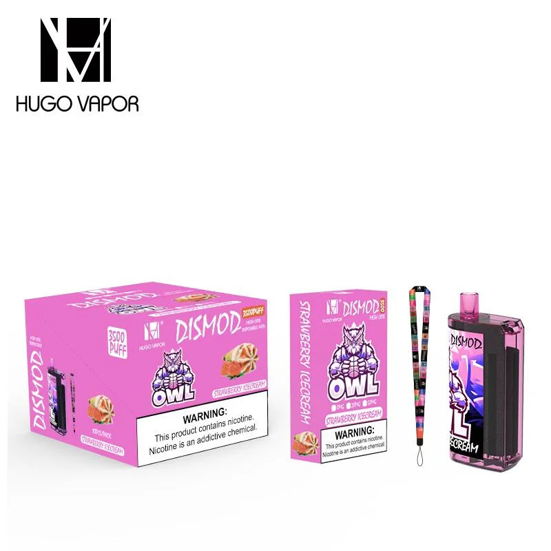 New Arrival New Coming Hugo Vapor Dismod Disposable Vape Device 11ml 3500puffs Pod Vape Ecig Wholesale Disposable Vape