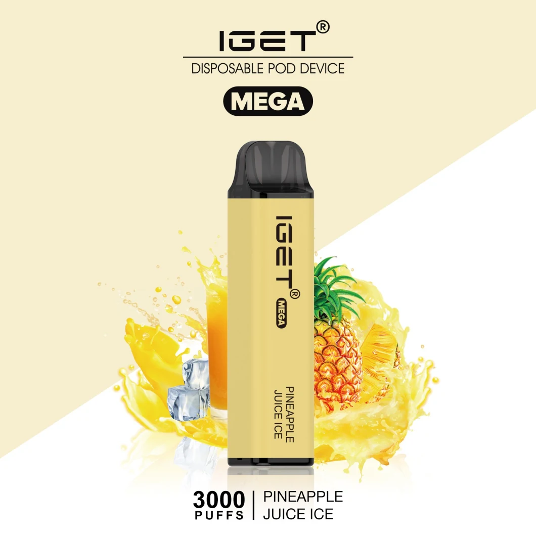 Wholesale Iget Mega 3000puffs Disposable Pod Iget Shion XXL King Vape Manufacturer