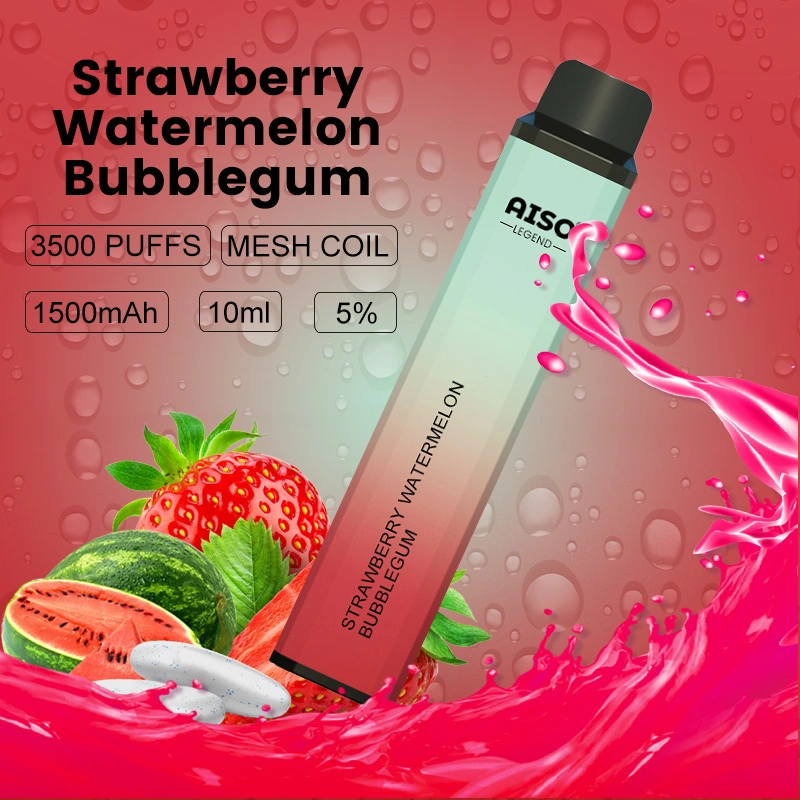 Wholesale Aisoelux 3500puffs Disposable Vape with 1500mAh 5% Nic Electronic Cigarettes